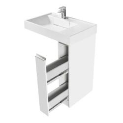 Washbasin cabinet Aquaton Londri 200 white 1A236101LH0101.A236.1.01L.H01.0