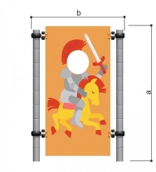 Play equipment - Two-sided tantamarelka Romana 111.38.00
