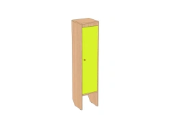 1-seat cupboard for children's clothes SHG1-M