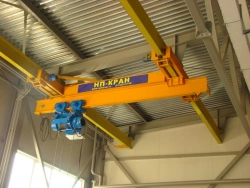 Single girder overhead electric overhead travelling crane, suspended