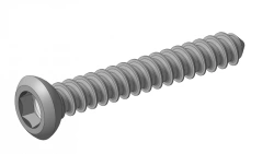 Cortical screws Ø 2,7 mm, length from 6 to 60 mm, 1 mm pitch, article number 404.0XXXX