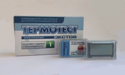 Thermoindicator electronic for cold chain control "Termotest Extra" according to TU 9452-003-62672773-2016, in versions: