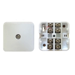 Small-size connection box with tamper switch KS-4T