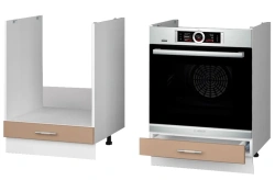 Built-in appliance cupboard-table