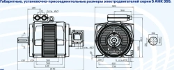 AC electric motors of 5ANK 355 series asynchronous with phase rotor, power more than 75 kW, but not more than 375 kW