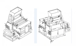 Sticky drum separator SLBM