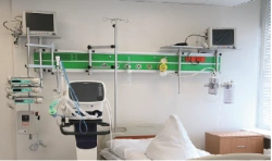 Medical wall console model M-GB09