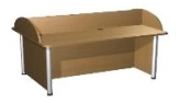 Reading box 4-seater, double-sided, without backlight 1600x1200x1100 mm