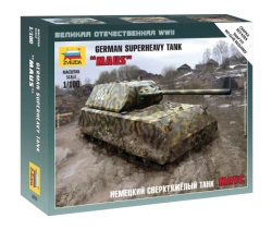 Assemblage model German super heavy tank "Maus"