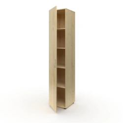 Closed narrow cupboard for teaching aids