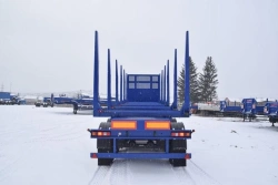 Semi-trailer sorting truck, UZST brand, type 9176, modifications: 9176-0000037 (with sliding load platform with supports (cones)