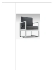 Armchair chair "Hotel"