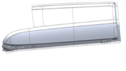 Roof panel left A9606578509