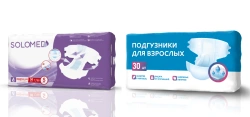 Adult disposable nappies "Premium" according to TU 32.50.50-001-19127789 -2018, size S, 30 pieces. For severe degree of incontin