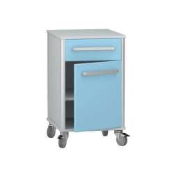 Rolling medical cabinet according to TU 32.50.30-008-69573749-2021, article number DM-3-107-02.K2.F3.