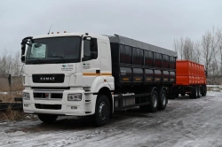 Dumper truck type AZC40 of modification 533940 on chassis KAMAZ 65207-S5, 65207-T5