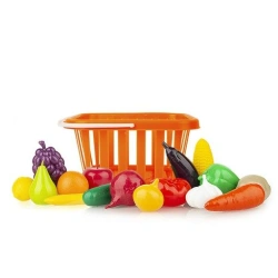 Play set "Fruits and vegetables" in a basket 17pr.