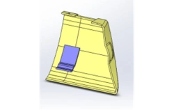 Roof profile cover plate front left complete 5299-40-5702153