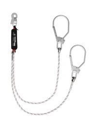 Double non-adjustable rope sling with shock absorber "aB22 80", article number vnt aB22 80,