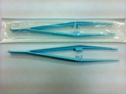 Disposable sterile polymer forceps 200 mm