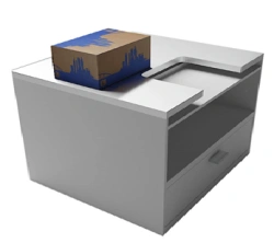 Parcel counter-barrier "Barrier universal MGN C", mark "SPEKTR LLC".