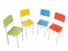 Children's adjustable chair on four legs Art.S.02.03