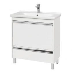 Washbasin cabinet Aquaton Capri 80 white gloss 1A230201KP0101.A230.2.01K.P01.0