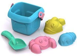 Set No. 2 "Summer" SHKODA (bucket small+sovok small+3 moulds) (in a net).