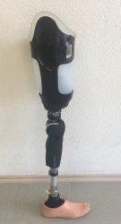 Modular hip prosthesis with microprocessor control PN-BM