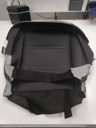 6902700XST33A8P Passenger seat cushion cover (black)