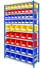 Shelving unit with containers MGS8.063