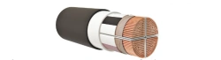 Flame retardant power cable with cross-linked polyethylene insulation for voltage up to 1kV PvVVGng(A)-FRLS
