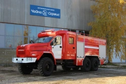 Fire tanker AC 6,0-70 on the base of Ural chassis type 4320, modification 4320-6951-72