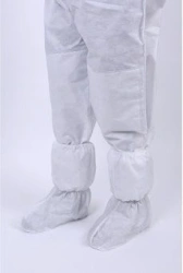 Additional special footwear for work with radioactive and chemically toxic substances: Medium shoe covers with double shoe cover