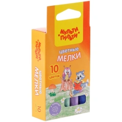 Multi-Pulti "Raccoon at the edge of the forest" crayons, 10 colours, round shape