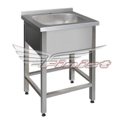 Solid drawn sink table VMPz
