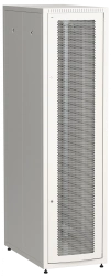 LE35-42U61-PM ITK Cabinet LINEA E 42U 600x1000mm doors 2pc glass and metal grey