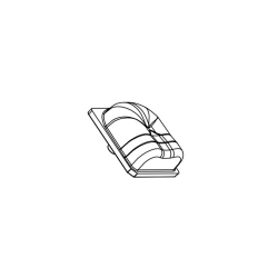 Lens for LED luminaires AMT-ST-14x14-3535-T4-VT
