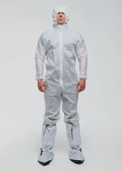 Sets of medical clothing, non-sterile, limited period of use. Version 3, consisting of: overalls, shoe covers.