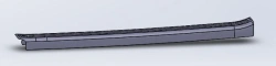 5299-400-5403122 Left centre saloon pillar trim panel