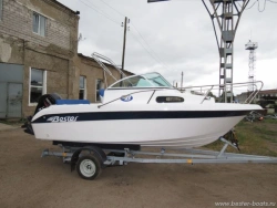 BESTER-570 fibreglass motorboat