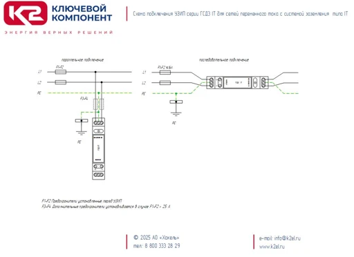 Surge Protection Device GSD3-230/IT (LT), Cat. No. 300 108