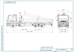 Dump trucks without CMU with diesel engine, GVW more than 20 tonnes, type 57542 modifications: 57542N on the basis of KAMAZ chas