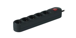 CADUCEUS ALING Connecting products Extension cord 5x16A with switch 3,6kW, 250V~, 3x1,5mm2, 10m, anthracite, art. 44506.?