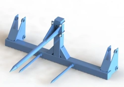Replacement working tools for the universal agricultural loader PKU-0,8: bale loading device