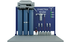 Laboratory installation for studying water purification process (PE-OV)