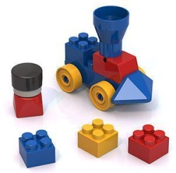 Mini Constructor with car (51 pieces)