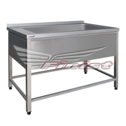 Solid drawn sink table VKc