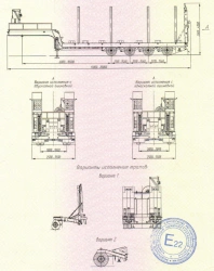 Semitrailer SAV 931824-0000050 (suspension: pneumatic), with hydraulic gangways