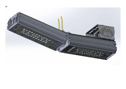 LED luminaire "Industrial Design MTM IoT" series CUBIC 120 Two modules Connection from the ends - 15 degrees Mounting CUB